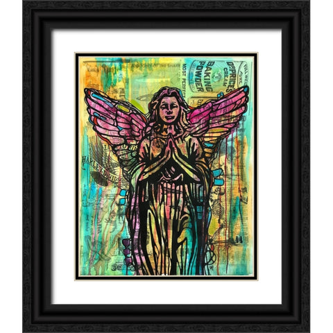 Most Perfect Angel Black Ornate Wood Framed Art Print with Double Matting by Dean Russo Collection