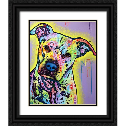 Sugar Black Ornate Wood Framed Art Print with Double Matting by Dean Russo Collection