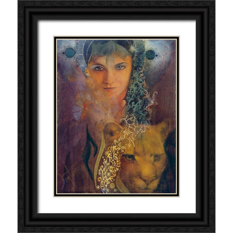 Sacred Space Black Ornate Wood Framed Art Print with Double Matting by Lund, Denton