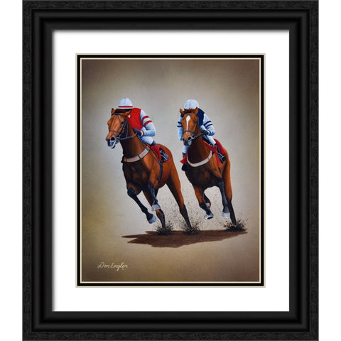 Heading for Home Black Ornate Wood Framed Art Print with Double Matting by Engler, Don