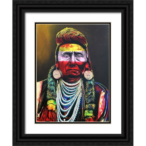 Eternal Sorrow Black Ornate Wood Framed Art Print with Double Matting by Stevenson, Graeme