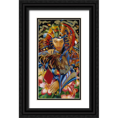 Isis Rising Black Ornate Wood Framed Art Print with Double Matting by Stevenson, Graeme