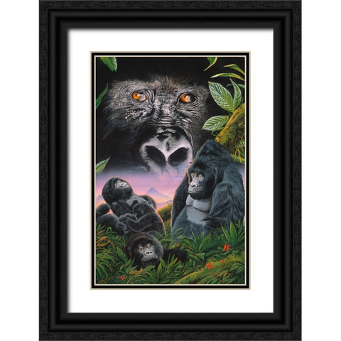 Just Like You Black Ornate Wood Framed Art Print with Double Matting by Stevenson, Graeme