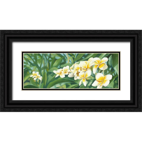 White Fran Black Ornate Wood Framed Art Print with Double Matting by Stevenson, Graeme