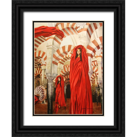 The Death Of Subjugation Black Ornate Wood Framed Art Print with Double Matting by Stevenson, Graeme