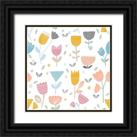 Sunday Morning Black Ornate Wood Framed Art Print with Double Matting by HUE and MI and Sangita