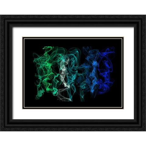 Ethereal Dance 3 Black Ornate Wood Framed Art Print with Double Matting by Jenny Rainbow Fine Art