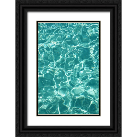 Water Meditation 1 Black Ornate Wood Framed Art Print with Double Matting by Jenny Rainbow Fine Art