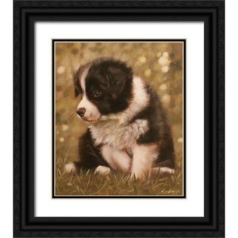 311 Black Ornate Wood Framed Art Print with Double Matting by Silver, John