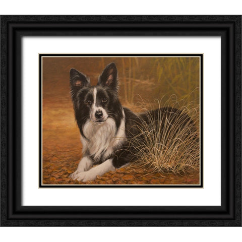 335 Black Ornate Wood Framed Art Print with Double Matting by Silver, John