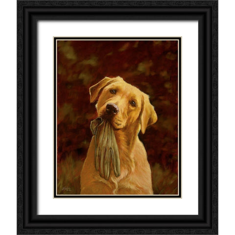 Jsm5-A Black Ornate Wood Framed Art Print with Double Matting by Silver, John