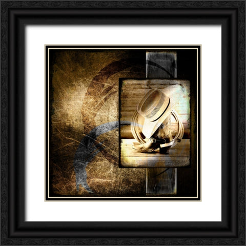 Old Westboots Black Ornate Wood Framed Art Print with Double Matting by LightBoxJournal