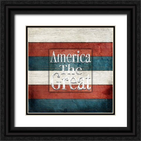 American Freedom Collection 5 Black Ornate Wood Framed Art Print with Double Matting by LightBoxJournal