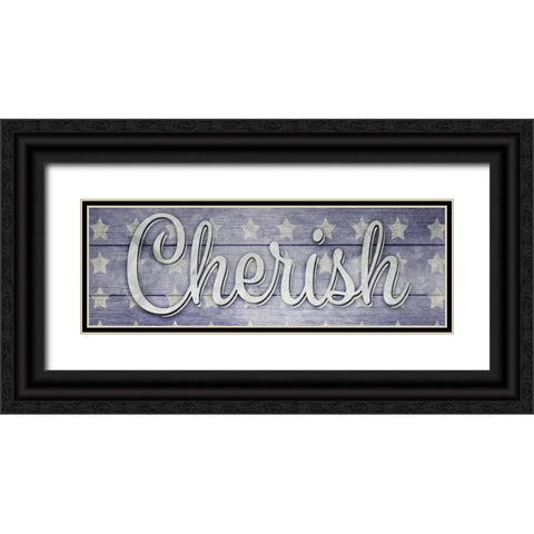 American Workshop Series 3 V6 Signs 10 Black Ornate Wood Framed Art Print with Double Matting by LightBoxJournal