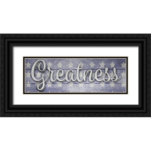 American Workshop Series 3 V6 Signs 16 Black Ornate Wood Framed Art Print with Double Matting by LightBoxJournal