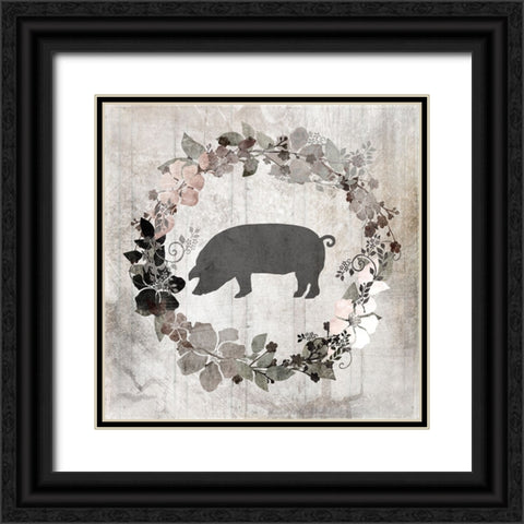 DownOnTheFarm V4 Black Ornate Wood Framed Art Print with Double Matting by LightBoxJournal