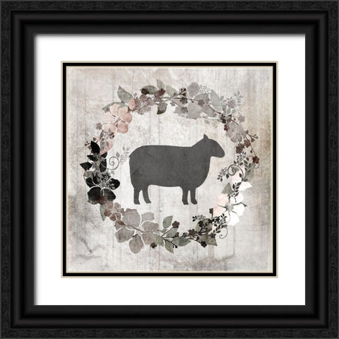DownOnTheFarm V7 Black Ornate Wood Framed Art Print with Double Matting by LightBoxJournal