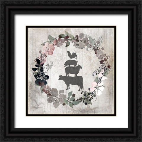 DownOnTheFarm V8 Black Ornate Wood Framed Art Print with Double Matting by LightBoxJournal