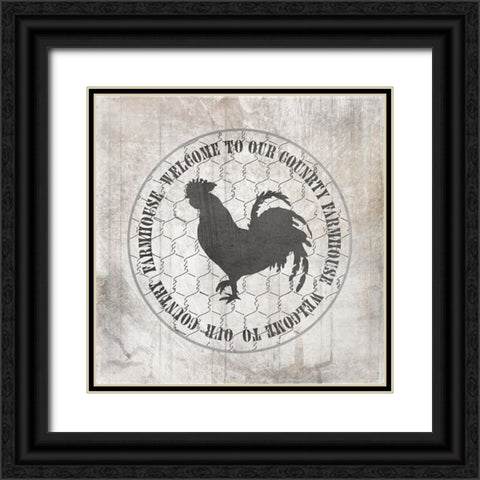 DownOnTheFarmCountry V5 Black Ornate Wood Framed Art Print with Double Matting by LightBoxJournal