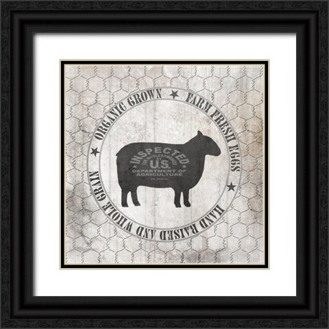 DownOnTheFarmCountry V9 Black Ornate Wood Framed Art Print with Double Matting by LightBoxJournal