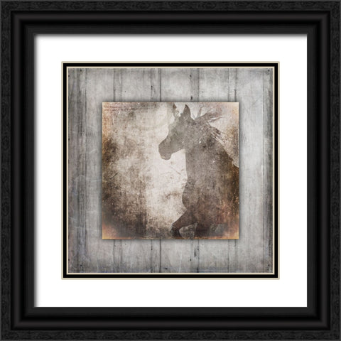 GypsyHorse Collection V2 10 Black Ornate Wood Framed Art Print with Double Matting by LightBoxJournal