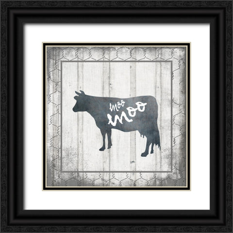 MyFarmMyWay V5 4 Black Ornate Wood Framed Art Print with Double Matting by LightBoxJournal