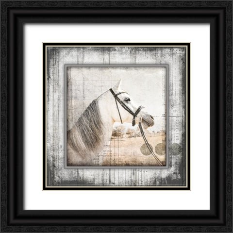 MyFarmMyWay V6 4 Black Ornate Wood Framed Art Print with Double Matting by LightBoxJournal