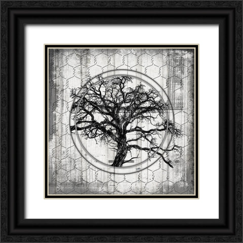 MyFarmMyWay V8 V1 Black Ornate Wood Framed Art Print with Double Matting by LightBoxJournal