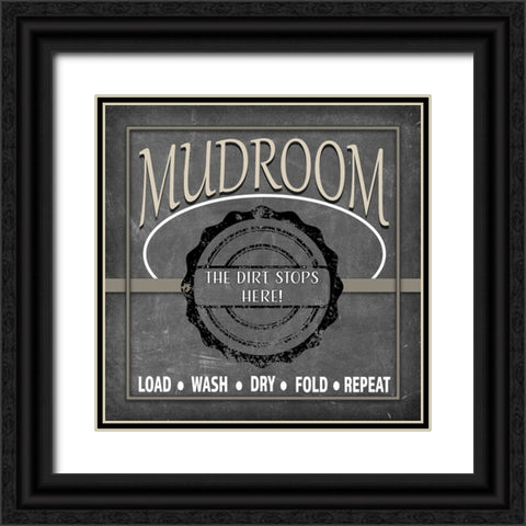Mudroom 1 Black Ornate Wood Framed Art Print with Double Matting by LightBoxJournal