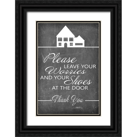 Mudroom 10 Black Ornate Wood Framed Art Print with Double Matting by LightBoxJournal