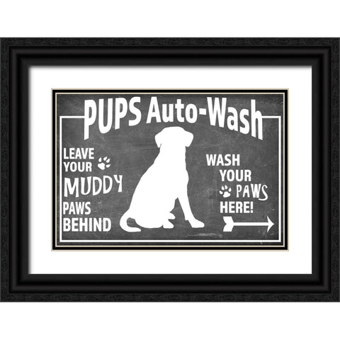 Mudroom 12 Black Ornate Wood Framed Art Print with Double Matting by LightBoxJournal