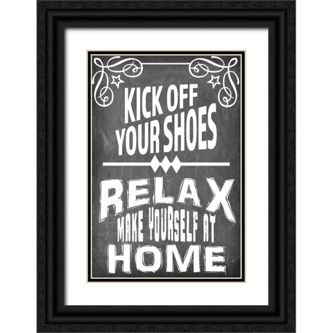 Mudroom 13 Black Ornate Wood Framed Art Print with Double Matting by LightBoxJournal