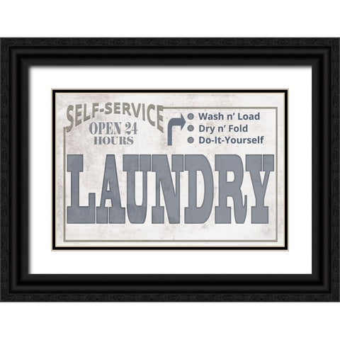 Mudroom 19 Black Ornate Wood Framed Art Print with Double Matting by LightBoxJournal