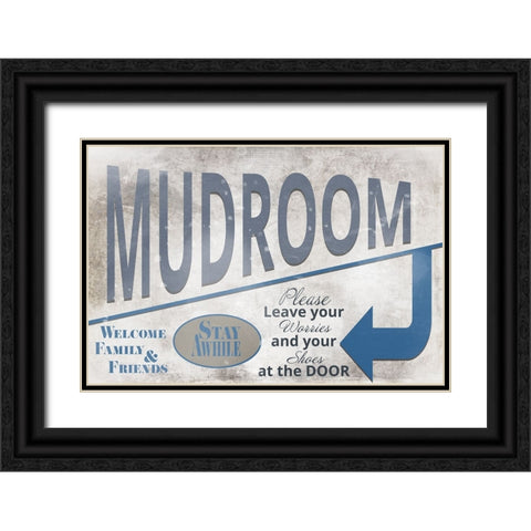 Mudroom 20 Black Ornate Wood Framed Art Print with Double Matting by LightBoxJournal