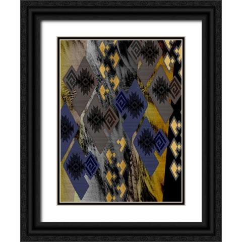 SouthWest Design 2 4 Black Ornate Wood Framed Art Print with Double Matting by LightBoxJournal