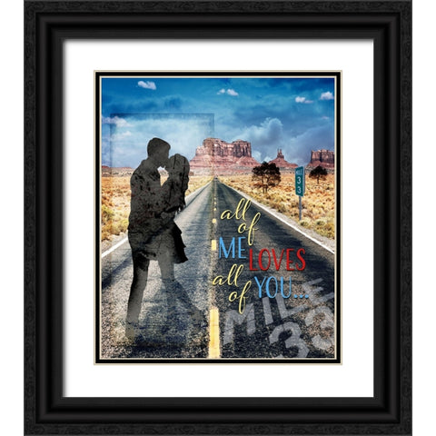 LoveSigns_V4 Black Ornate Wood Framed Art Print with Double Matting by LightBoxJournal