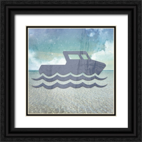 Signs_Boating1 Black Ornate Wood Framed Art Print with Double Matting by LightBoxJournal
