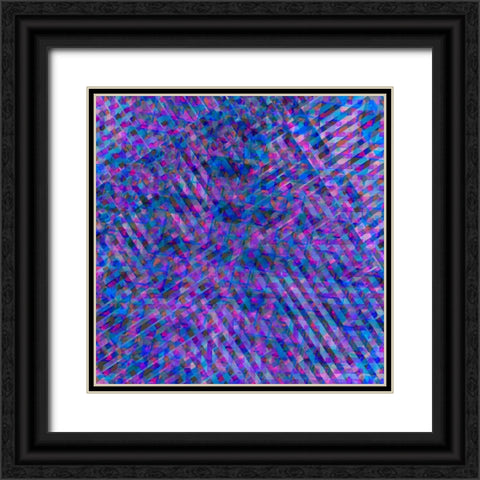 BoHo Girl Pattern 03 Black Ornate Wood Framed Art Print with Double Matting by LightBoxJournal