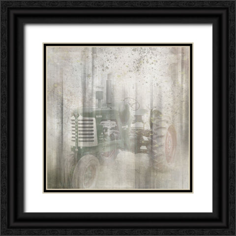 Antique Farm 24 Black Ornate Wood Framed Art Print with Double Matting by LightBoxJournal