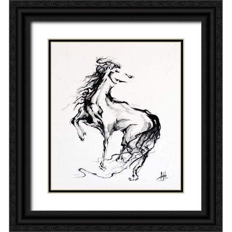 Pride Black Ornate Wood Framed Art Print with Double Matting by Allante, Marc