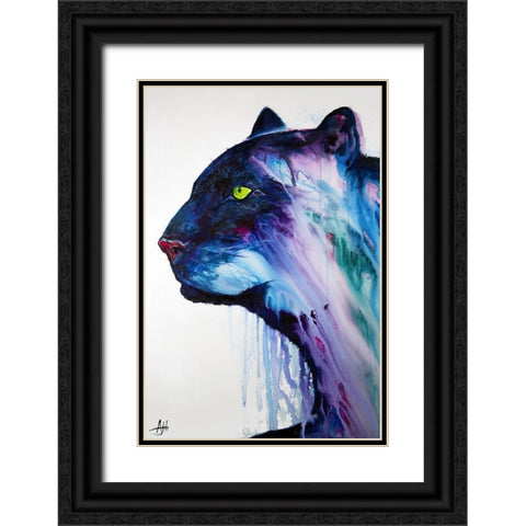 Orpheus Black Ornate Wood Framed Art Print with Double Matting by Allante, Marc