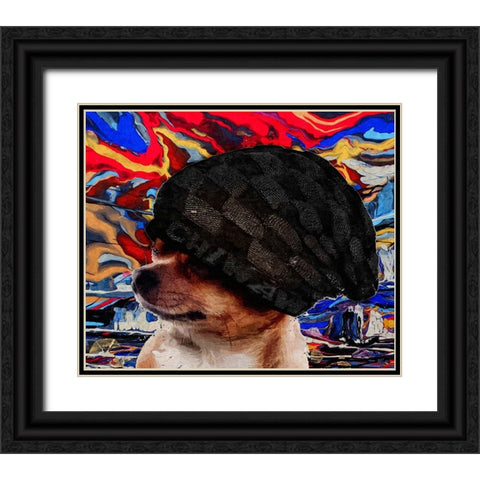 The Dude Black Ornate Wood Framed Art Print with Double Matting by Murray Henderson Fine Art