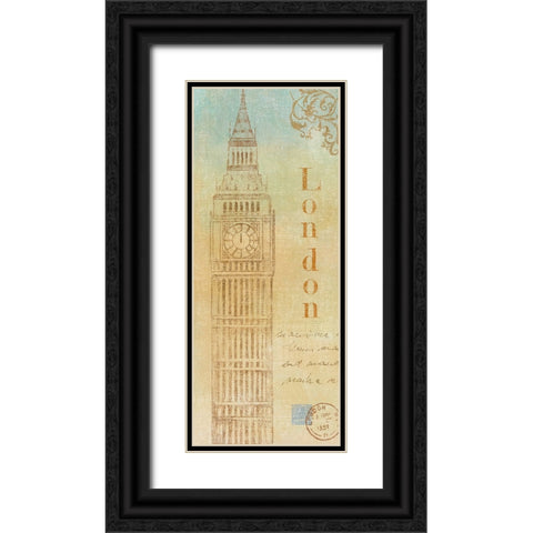 Travel Monuments III Black Ornate Wood Framed Art Print with Double Matting by Zaccheo, John