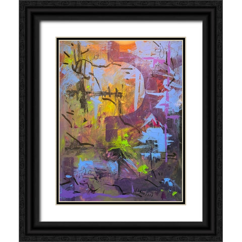 Cargo Black Ornate Wood Framed Art Print with Double Matting by Randy Noble Fine Art