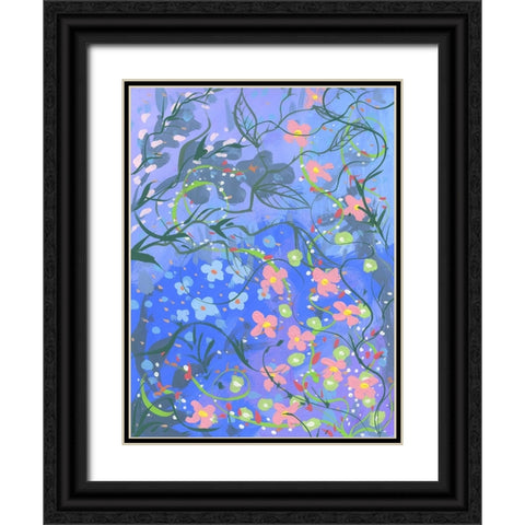 Unique Bloom Black Ornate Wood Framed Art Print with Double Matting by Randy Noble Fine Art