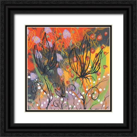 Natures Spice Black Ornate Wood Framed Art Print with Double Matting by Randy Noble Fine Art
