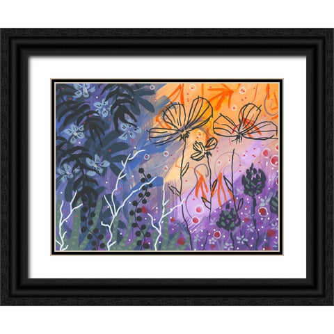 Color And Tone Black Ornate Wood Framed Art Print with Double Matting by Randy Noble Fine Art