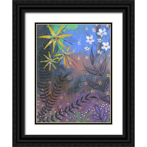Power Garden Black Ornate Wood Framed Art Print with Double Matting by Randy Noble Fine Art