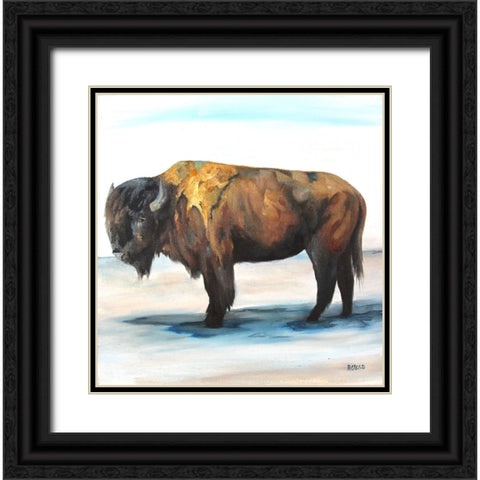 Commander Black Ornate Wood Framed Art Print with Double Matting by Gould, Renee