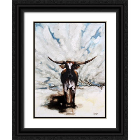 Dorthy Black Ornate Wood Framed Art Print with Double Matting by Gould, Renee